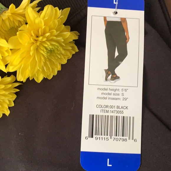 Joggers black 95%cotton 5%spandex - Picture 5 of 9